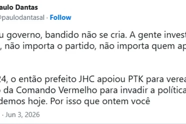  Caso PTK: ataque de JHC a Paulo revela autonomia da polícia em AL