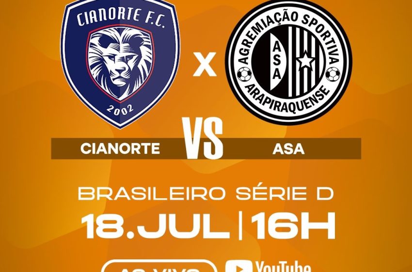  Que horas é Cianorte x ASA hoje? Veja horário e onde assistir ao vivo partida decisiva