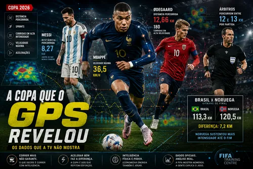  O GPS revela a Copa que quase ninguém está analisando